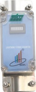 Digital lightning strike counter